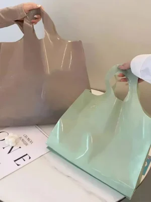 High-quality Eco-friendly LDPE Shopping Bags, Plastic Sales, Transparent Plastic Gift Bags