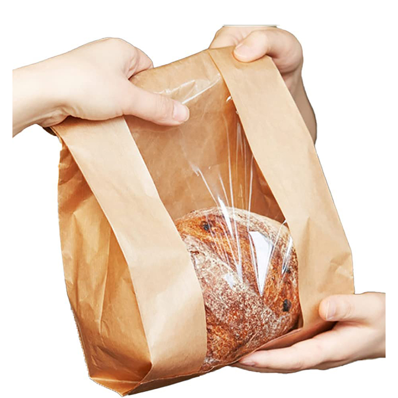 Tin-Tie Bag with Clear Window for Bakery