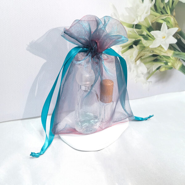 Wedding Gift Candy Packaging4 Wholesale Customized Color & Size Organza Drawstring Pouch for Wedding Scented Jewelry Reusable Gift & Candy Packaging